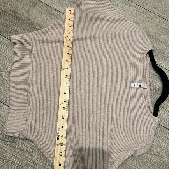 Jolie Tan Small Boxy Ribbed cropped batwing tee - Picture 7 of 7